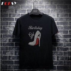 Birthday Girls High Heels Rhinestone Transfer