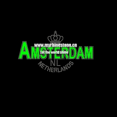 Amsterdam Glitter Rhinestone Design