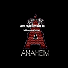Anaheim Iron On Rhinestone Template