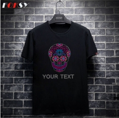 Sugar Skull Hot Fix Rhinestone Transfer