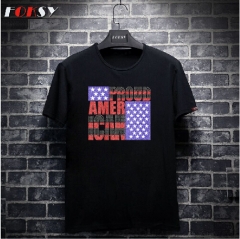 proud American Iron On Rhinestone And Glitter Transfer