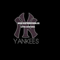 Yankees Iron On Rhinestone Transfer