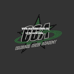 Cdldradd Oheer Adademy COA Hot Fix Rhinestone Transfer