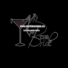 The Bride Iron On Rhinestone Design