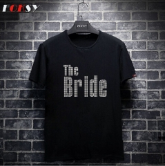 The Bride Iron On Rhinestone Transfer