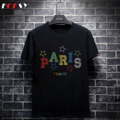 Paris Franc Iron On Rhinestone Transfer