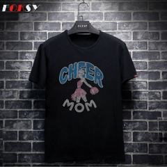 Cheer Mom Iron On Rhinestone Transfer