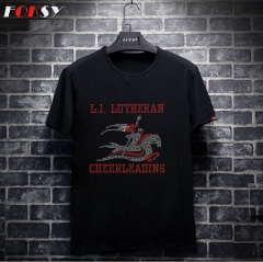 L.T Lutheran Cheerleading Iron On Rhinestone Transfer