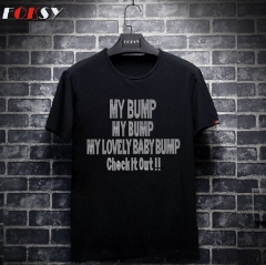 My Bump Iron on Rhinestone Motif