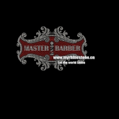 Master Barber Hot Fix Rhinestone Transfer