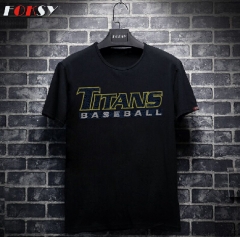 Titans Baseball Letter Iron on Rhinestone Motif