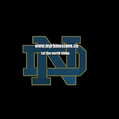 ND Alphabet Hot Fix Rhinestone Transfer