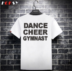 Dance Cheer Gymnast Letter Heat Rhinestone Motif