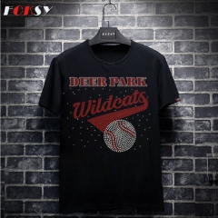 Dear Park Ball Iron on Rhinestone Transfer