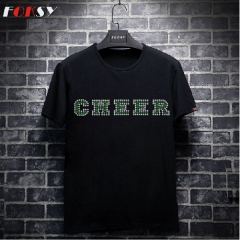 Cheer Iron On Rhinestone Transfer