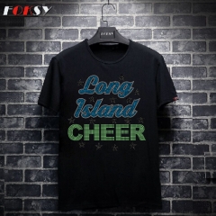 Long Island Cheer Star Letter Heat Rhinestone Motif