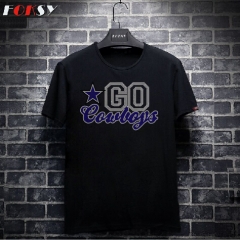 Go Cowboys Iron on Rhinestone Motif