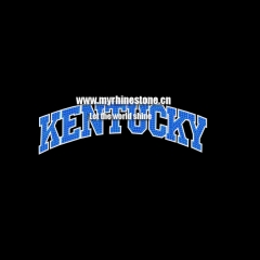 Kentucky Letter Hot Fix Rhinestone Transfer