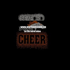 Seaford Cheer Heat Rhinestone Transfer