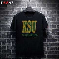 KSU Thorobreds Iron on Rhinestone Motif