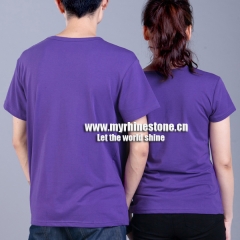 Purple Cotton T-shirts