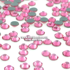 Rose Round Shape Flat-back MCE Machine Cut Rhinestones