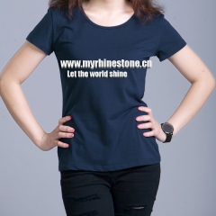 Navy Blue Round Neck T-shirts