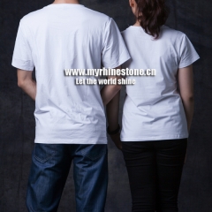 White Round Neck T-shirts