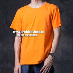 Orange Cotton T-shirts