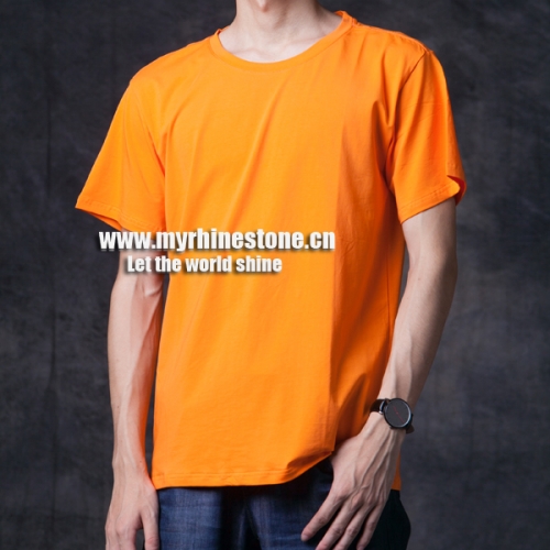 Orange Cotton T-shirts