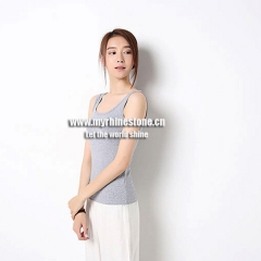 Grey Cotton Tank Tops