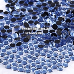 Light Sapphire Round Shape Flat-back Korean Loosing Rhinestones