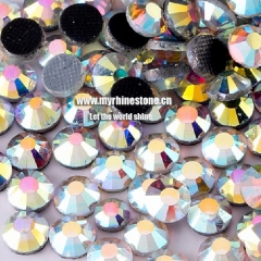Crystal AB Round Shape Flat-back Korean Loosing Rhinestones
