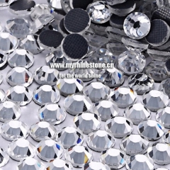 Clear Crystal Round Shape Flat-back Korean Loosing Rhinestones