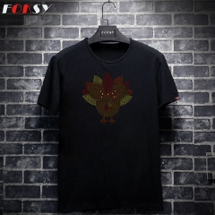 Custom Hotfix Animals Motif Rhinestone Iron on Transfer For Clothes