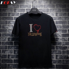 I love Halloween Hot Fix Motif Rhinestone Iron on Transfer for Halloween