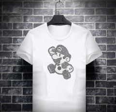 Cute Bear Iron on Rhinestone Motif Design
