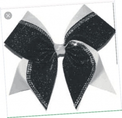 Custom Hot Fix V-cut All Stars Cheer Bow Rhinestone Heat Transfer Iron on Design