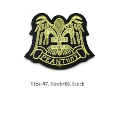 Custom Iron on Fleur De Lis Embroidery Patch Design For Clothes