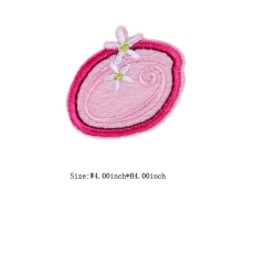 Custom Lovely 0 Motif Iron on Embroidery patch
