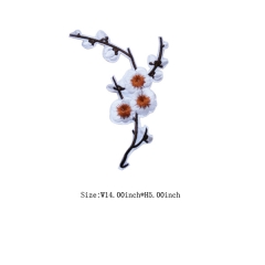 Custom Beautiful  3D Flower Iron on Embroidery patch