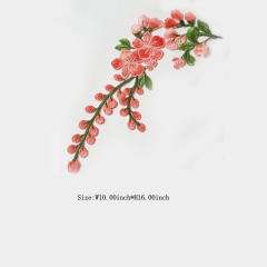 Wholesale Flower Motif Iron on Embroidery patch Design