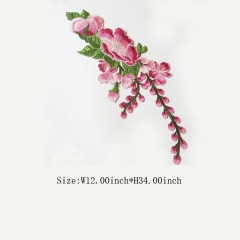 Wholesale Custom Design Applique Embroidery Flower Patchesfor Clothes
