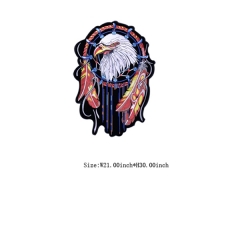 Custom Falcon Motif Iron on Embroideried patch
