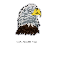 Custom Falcon Motif Iron on Embroideried patch