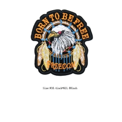 Custom Owl Design Embossed Custom Embroidery Patch