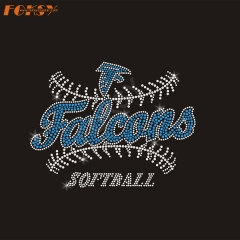 Falcans Iron on Rhinestone Transfer