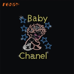 Baby Iron on Rhinestone Motif