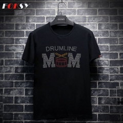 Drumline Mom Hot Fix Rhinestone Transfer