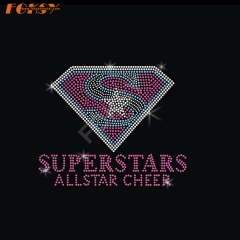 Superstar All Star Hot Fix Rhinestone Transfer